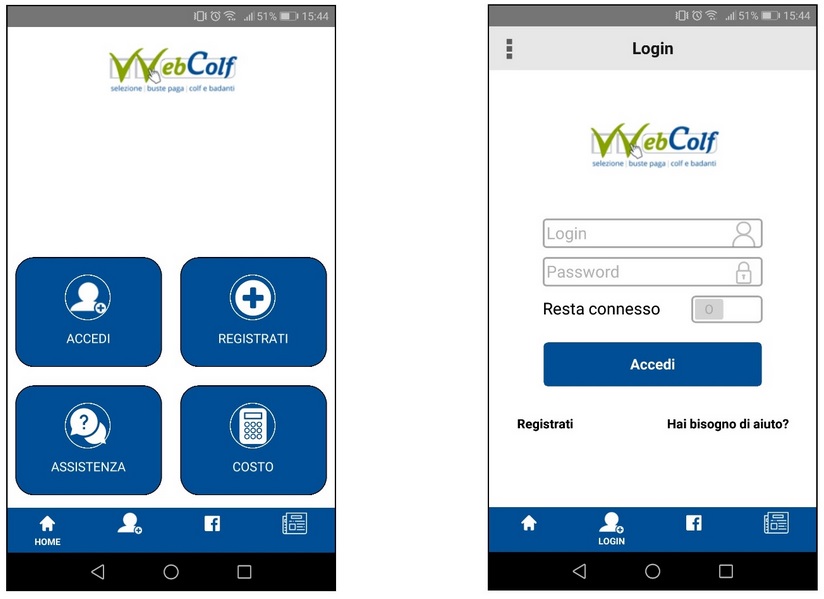 Webcolf sul tuo smartphone
